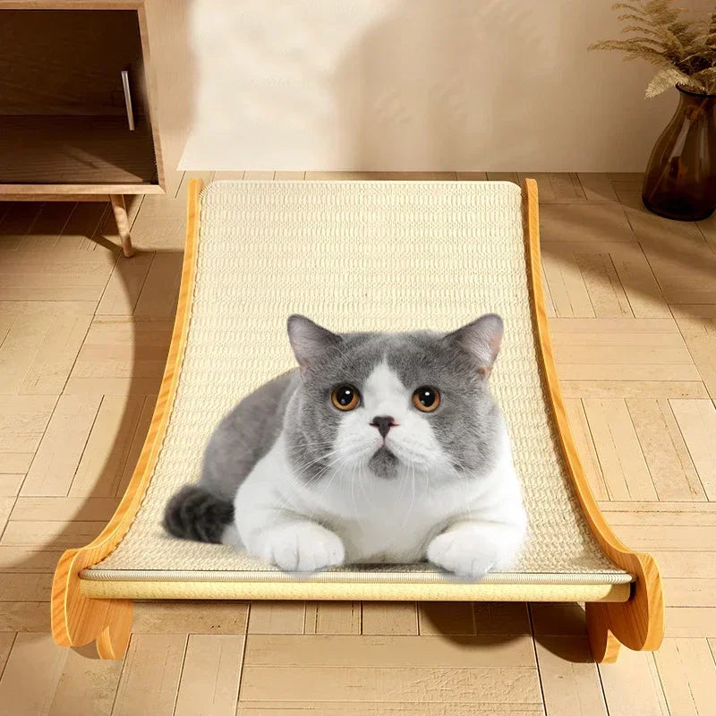 Griffoir en Sisal & Bois pour Chat – Design Naturel & Stable