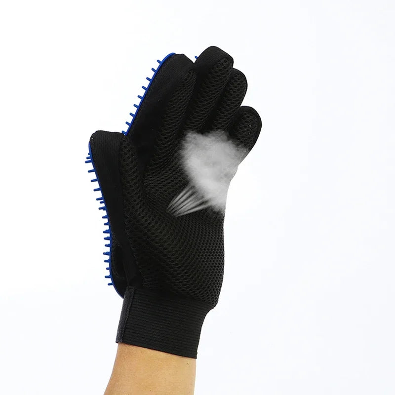 Gant de Toilettage en Silicone – Massage et Brossage 2 en 1 (Chat & Chien)