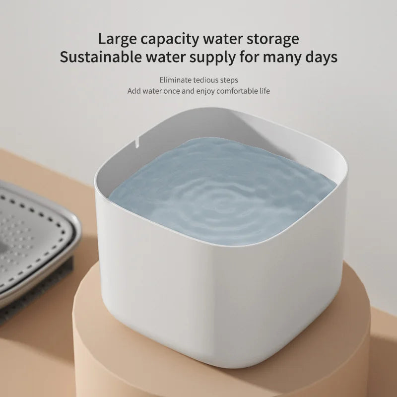 Fontaine à Eau pour Chat 3L – Filtration Automatique & Silencieuse