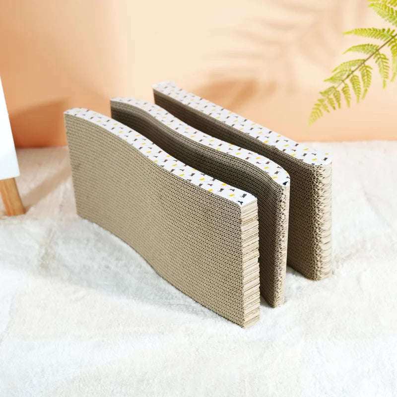 Planche en Carton à Gratter pour Chat – Carton Épais & Durable