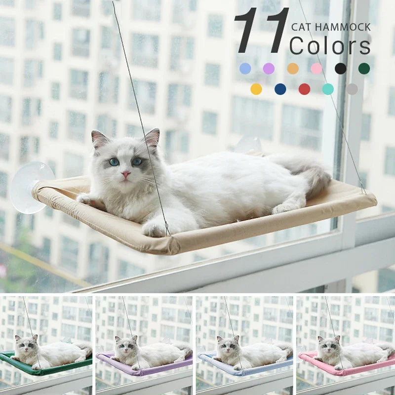 Hamac de Fenêtre pour Chat – Vue Panoramique, Supporte 20 kg