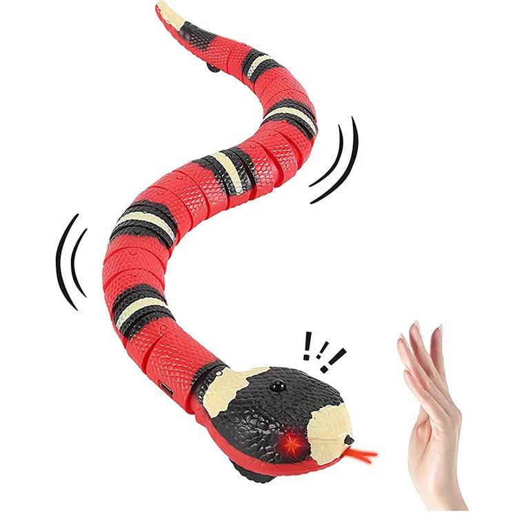 Serpent Interactif USB pour Chat – Détection Intelligente & Mouvement Réaliste
