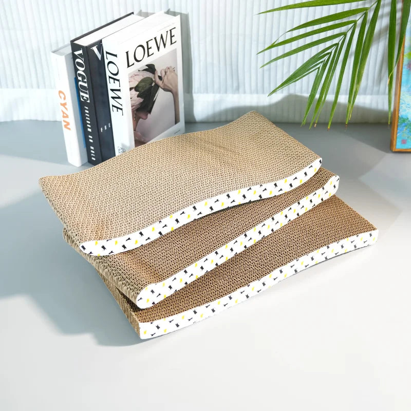 Planche en Carton à Gratter pour Chat – Carton Épais & Durable