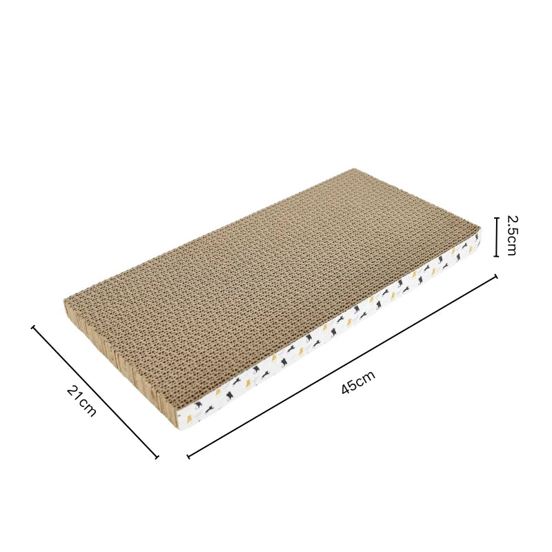 Planche en Carton à Gratter pour Chat – Carton Épais & Durable