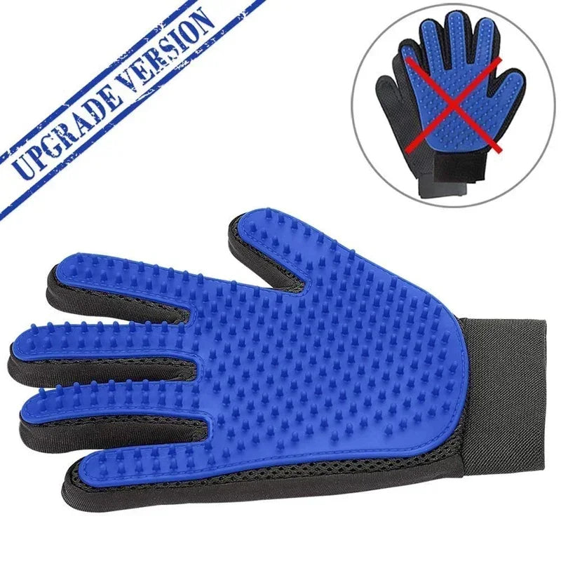 Gant de Toilettage en Silicone – Massage et Brossage 2 en 1 (Chat & Chien)