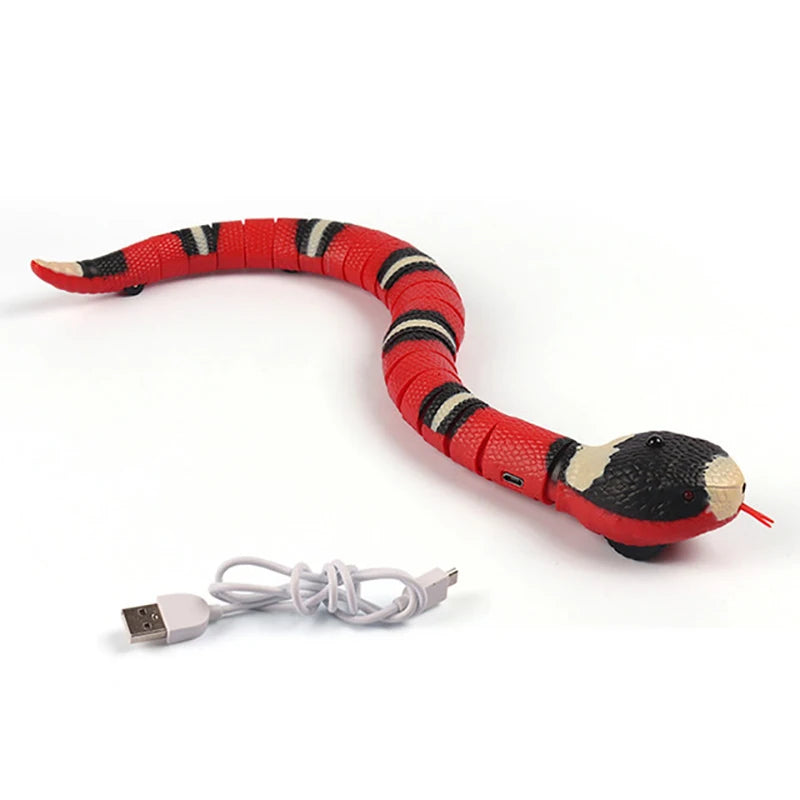 Serpent Interactif USB pour Chat – Détection Intelligente & Mouvement Réaliste
