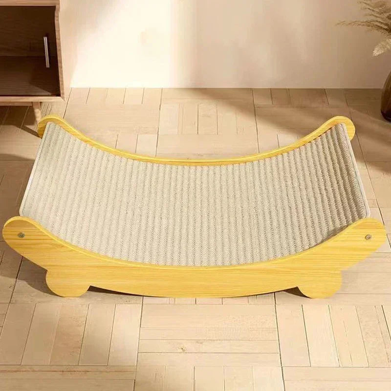 Griffoir en Sisal & Bois pour Chat – Design Naturel & Stable