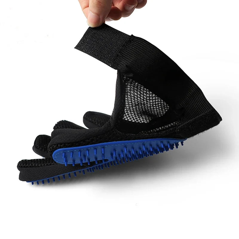 Gant de Toilettage en Silicone – Massage et Brossage 2 en 1 (Chat & Chien)