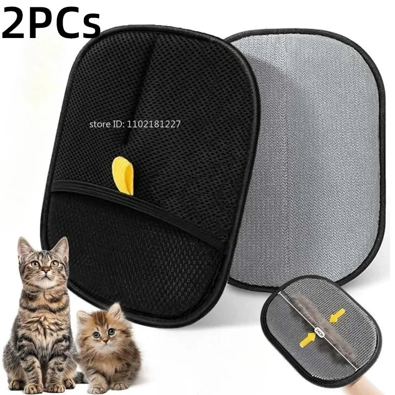 Brosse Gant d'Épilation pour Chat – Élimine les Poils en Douceur
