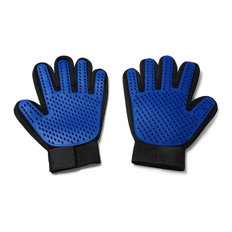 Gant de Toilettage en Silicone – Massage et Brossage 2 en 1 (Chat & Chien)