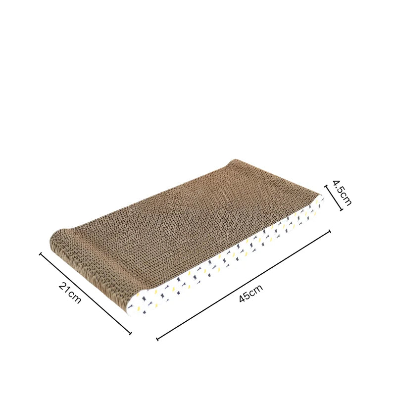 Planche en Carton à Gratter pour Chat – Carton Épais & Durable