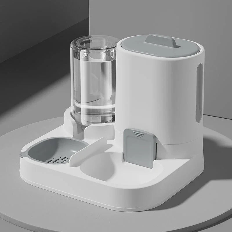 Distributeur 2 en 1 Eau & Croquettes pour Chat – Grande Capacité Anti-Déversement