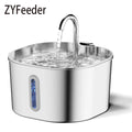 Fontaine à eau automatique pour chat - Inox 2.2L