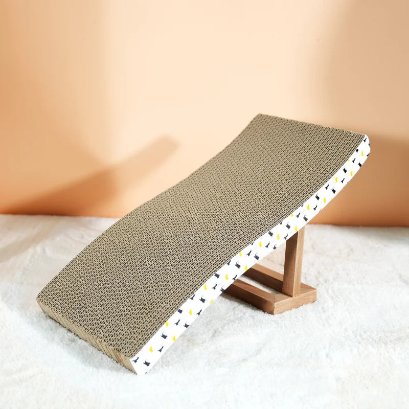Planche en Carton à Gratter pour Chat – Carton Épais & Durable