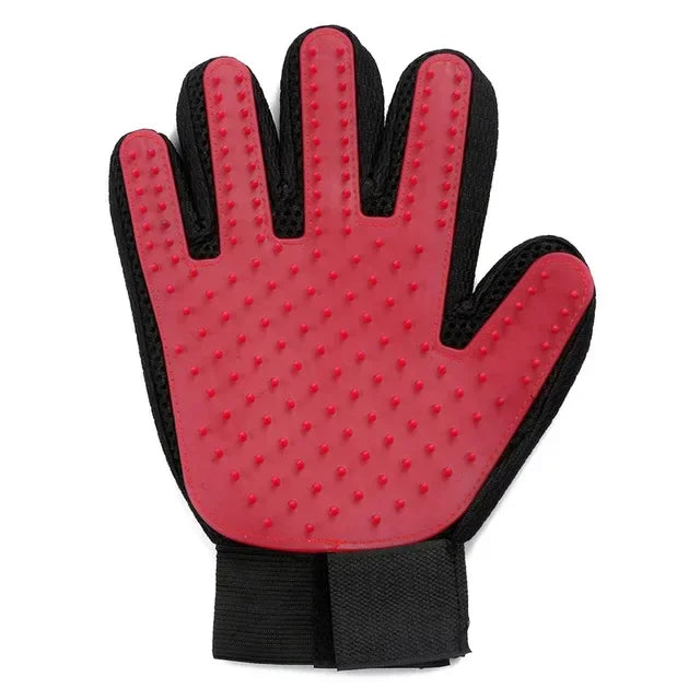 Gant de Toilettage en Silicone – Massage et Brossage 2 en 1 (Chat & Chien)